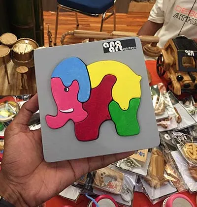 Konsel Promosikan Mainan Edukasi dari Limbah Kayu di Halo Sultra 2018