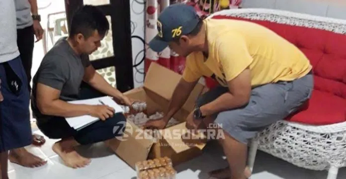 Polda Sultra Amankan Ratusan Kosmetik Ilegal
