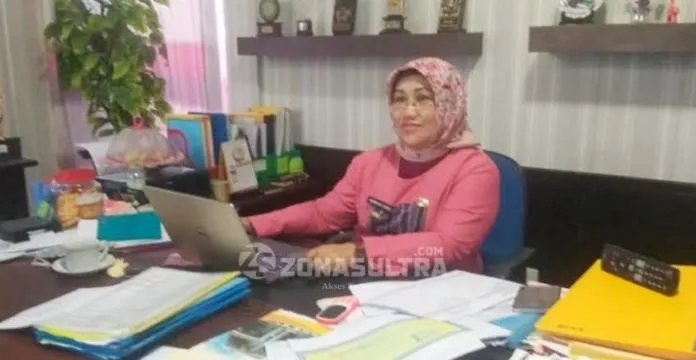 marwiyah Kepala Badan Pengeloaan Keuangan dan Aset Daerah (BPKAD) Kabupaten Konawe Selatan (Konsel) Sulawesi Tenggara (Sultra) Marwiyah