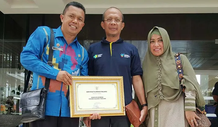 Berhasil Cegah Penyakit Malaria, Tafdil Dapat Penghargaan Menkes RI