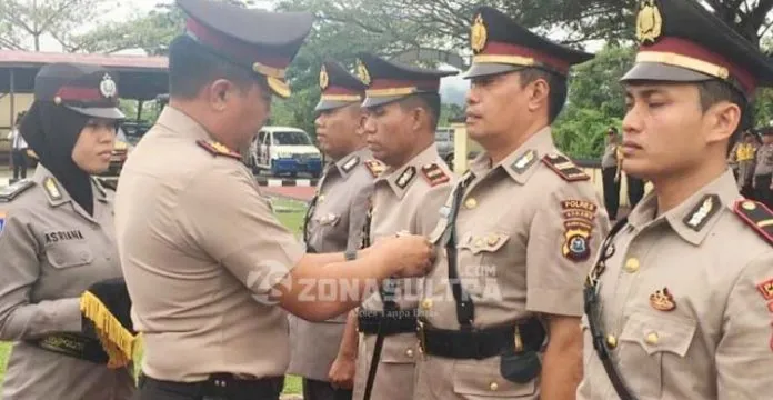 Mutasi di Polres Konawe, Kasat Lantas dan Kapolsek Puriala Berganti