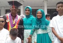 Anggota Polres Muna Ini Raih Gelar Wisudawan Terbaik UHO Anggota Polres Muna Ini Raih Gelar Wisudawan Terbaik UHO