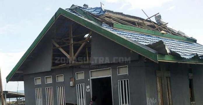 Lima Rumah di Konut Rusak Dihantam Puting Beliung