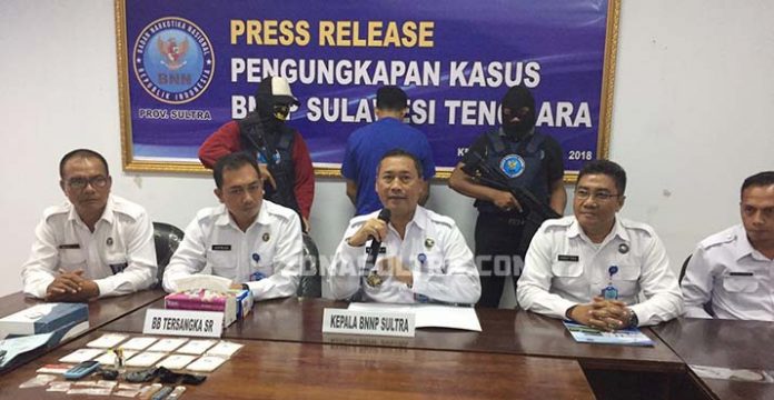 Bawa Sabu Setengah Kilogram, Pegawai Honorer Diamankan Petugas BNNP Sultra