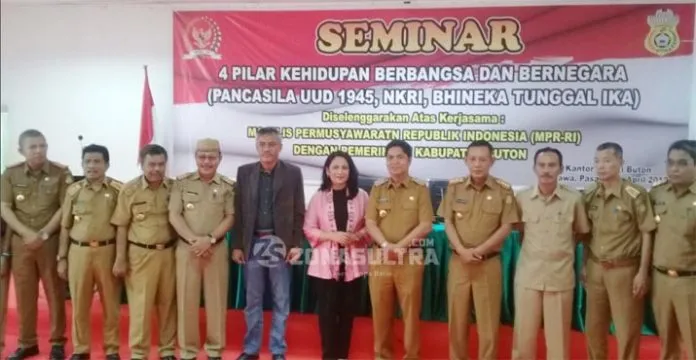 Kerjasama MPR, Pemda Buton Gelar Sosialisasi Empat Pilar Kebangsaan
