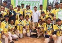 Tak Terkalahkan, Sultra Juara Kejurnas Softball 2018 Tak Terkalahkan, Sultra Juara Kejurnas Softball 2018