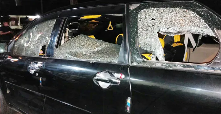 Tawuran Warga di Bundaran Adi Bahasa Kendari, 1 Mobil Rusak