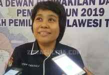 KPU Sultra Terbitkan 69 Tanda Terima Bakal Calon DPD RI, 4 Gugur Anggota KPU Sultra Tina Dian Ekawati Taridala