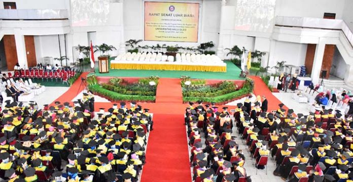 Wisuda UHO Gelombang Pertama Diikuti 614 Wisudawan