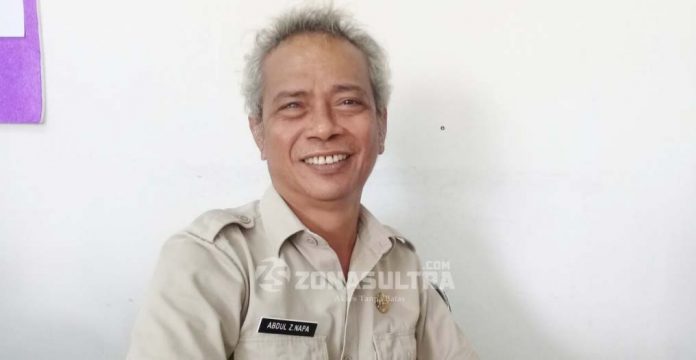 Kepala dinas Pariwisata Kabupaten Buton, Abdul Zainudin Napa