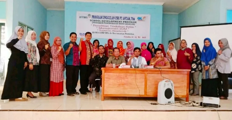 Gelar Workshop PTK, Antam Bantu Kuatkan Potensi Guru di Pomalaa