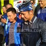 Tiba di Baubau, AHY Disambut Tarian Khas Buton Tiba di Baubau, AHY Disambut Tarian Khas Buton