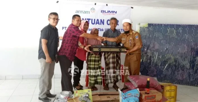 Dari Antam untuk Sakka, Korban Kebakaran di Pomalaa