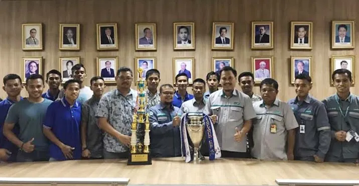 ANTAM FC Panen Piala Utama di Laga Danlanud Cup 2018