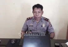 Polsek Kulisusu Amankan Ratusan Liter Arak Kapolsek Kulisusu Kompol Ahali, SH., MH