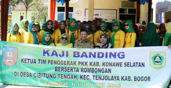 PKK Konsel Kaji Banding tentang Ketahan Pangan dan Gizi di Bogor