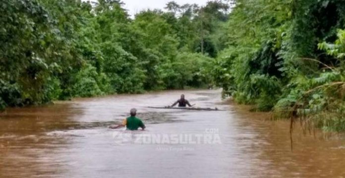 7 Rumah Terseret Banjir Konut, 51 Rumah Masih Terendam