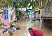 Hujan Deras, Banjir Rendam Desa Komala di Wakatobi Hujan Deras, Banjir Rendam Desa Komala di Wakatobi