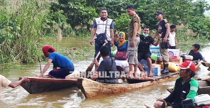 Dinkes Konut Salurkan Bantuan untuk Korban Banjir