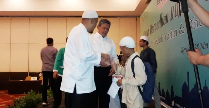 Safari Ramadhan BUMN 1439 H,  AirNav Peduli Yatim & Dhuaf