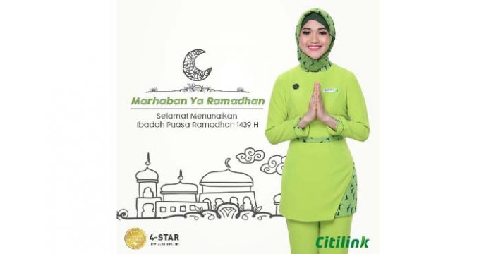 Citilink Kendari Hadirkan Nuansa Ramadan di Pesawat