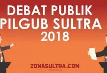 Debat Kedua Cagub Sultra Digelar 6 Mei, Ini Empat Tema Besarnya Debat Cagub Sultra