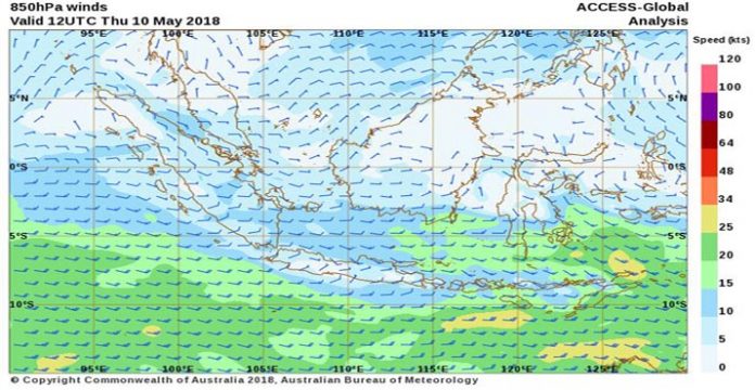 BMKG: Wilayah Sultra Berpotensi Hujan Sedang dan Lebat Hingga Dua Hari ke Depan