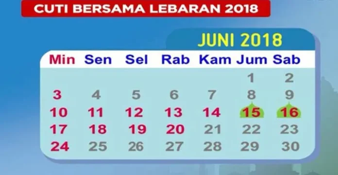 cuti bersama lebaran