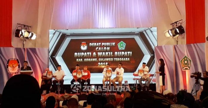 Debat Publik Pilbup Konawe, Kery Absen