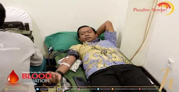 Rayakan HUT ke-12, Plaza Inn Kendari Gelar Donor Darah