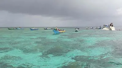 Kapal Fiber Tanpa ABK Ditemukan Terbalik di Perairan Wakatobi