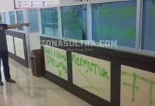 Demo Sambil Rusaki Fasilitas Negara, Sekwan Polisikan Mahasiswa FTIP UHO Demo Sambil Rusaki Fasilitas Negara, Sekwan Polisikan Mahasiswa FTIP UHO