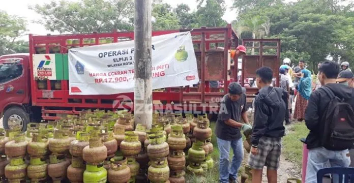 gas elpiji 3kg kendari Kuota Gas Elpiji di Kendari Bertambah 25 Persen, Pemkot Awasi Agen