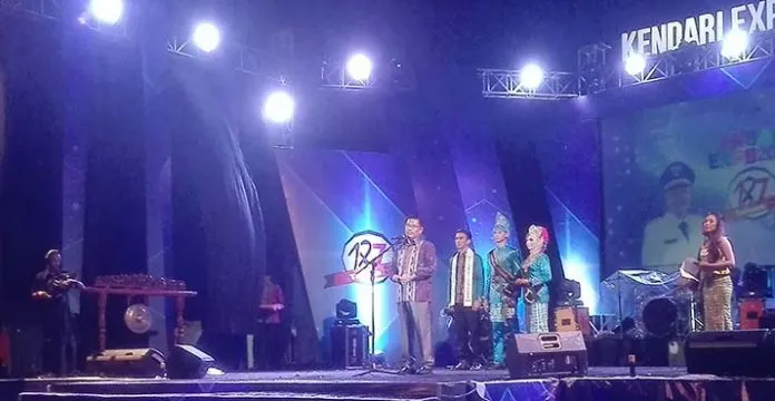 Hujan Deras Iringi Pembukaan Expo HUT Kendari ke-187
