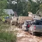 Diguyur Hujan, Jalan Penghubung Sultra-Sulteng Licin dan Berlumpur Diguyur Hujan, Jalan Penghubung Sultra-Sulteng Licin dan Berlumpur