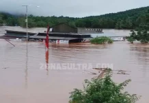 Banjir Terjang Konut, 395 Orang Mengungsi Banjir Konut, Jalur Darat Penghubung Sulteng dan Sultra Lumpuh
