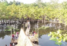 Jadi Destinasi Wisata Hits, Pemda Mubar Bakal Dukung Pengembangan Danau Gempol Jembatan Pelangi Danau Gempol, Destinasi Baru di Mubar
