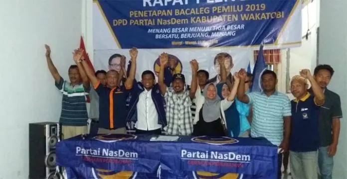Pleno Bacaleg NasDem Wakatobi, 37 Orang Lolos DCS