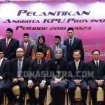 KPU Sultra Resmi Dilantik, Ini Pesan Ketua KPU RI