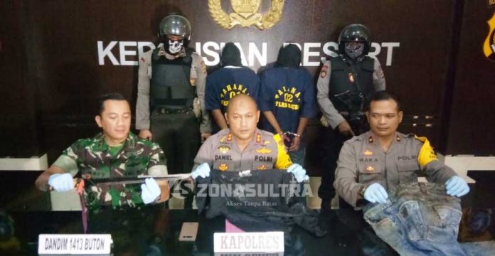 Polres Baubau Tangkap Pelaku Pembunuhan di Bataraguru