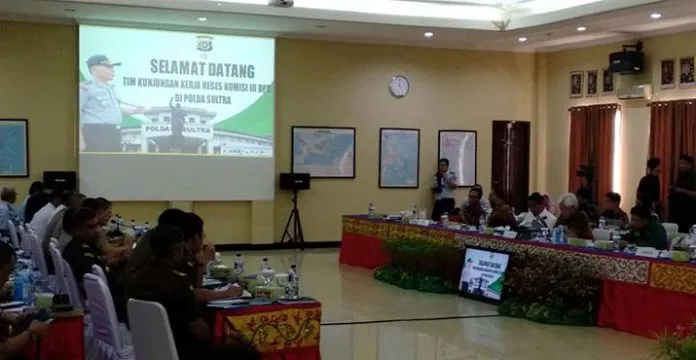 Di Hadapan Komisi III DPR RI, Kapolda Sultra Paparkan Kerawanan Tambang dan Miras