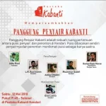 Hadirkan Penyair Tamu dari Jogja, Pustaka Kabanti Gelar “Panggung Penyair” Hadirkan Penyair Tamu dari Jogja, Pustaka Kabanti Gelar “Panggung Penyair”