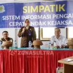 Asisten Pengawasan Kejati Sultra Sosialisasi Program Simpatik di Muna Asisten Pengawasan Kejati Sultra Sosialisasi Program Simpatik di Muna