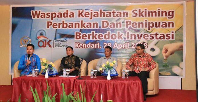 OJK Sultra Ajak Mahasiswa Paham Skimming dan Investasi Bodong