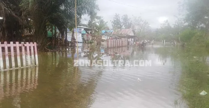 Sungai Lasolo Mulai Meluap, Warga Dihimbau Waspada