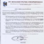 Sudah Jual Tanah ke Virtue, PT KPP Imbau Semua Pihak Tak Terpengaruh Upaya Manipulasi Sudah Jual Tanah ke Virtue, PT KPP Imbau Semua Pihak Tak Terpengaruh Upaya Manipulasi