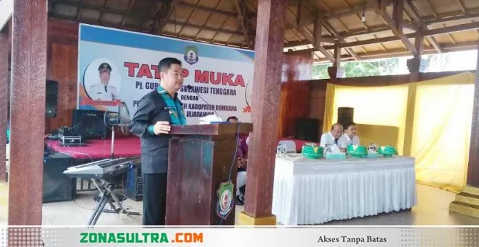 tatap_muka Pj Gubernur Sultra Berharap Pemda Bombana Tingkatkan Sinergitas dengan Pemprov