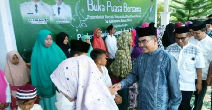 Pemkab Butur Santuni Ratusan Anak Yatim dan Dhuafa