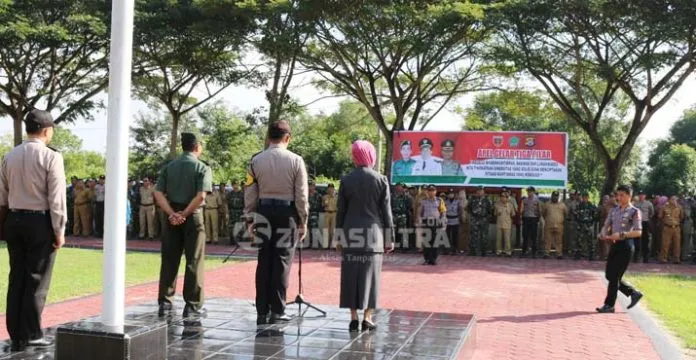 Wujudkan Sinegritas, Polres Konawe Gelar Apel Tiga Pilar