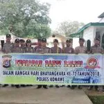 Jelang Hari Bhayangkara, Polres Konawe Gelar Bakti Sosial Jelang Hari Bhayangkara, Polres Konawe Gelar Bakti Sosial